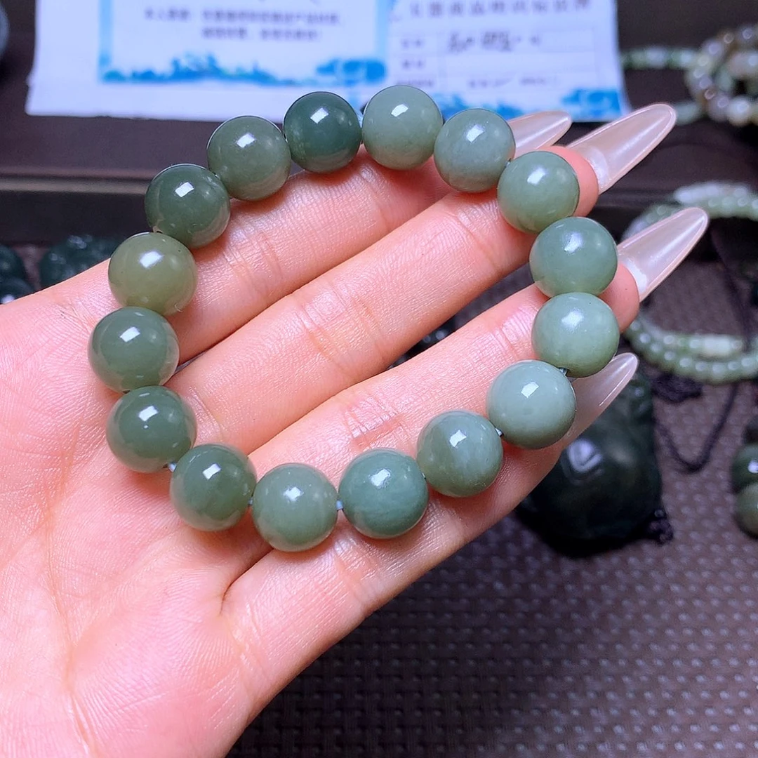 未镶嵌手串和田玉卡12