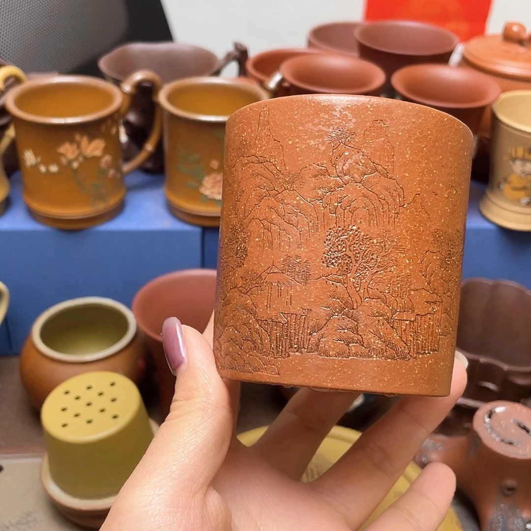 紫砂茶杯紫砂主人杯