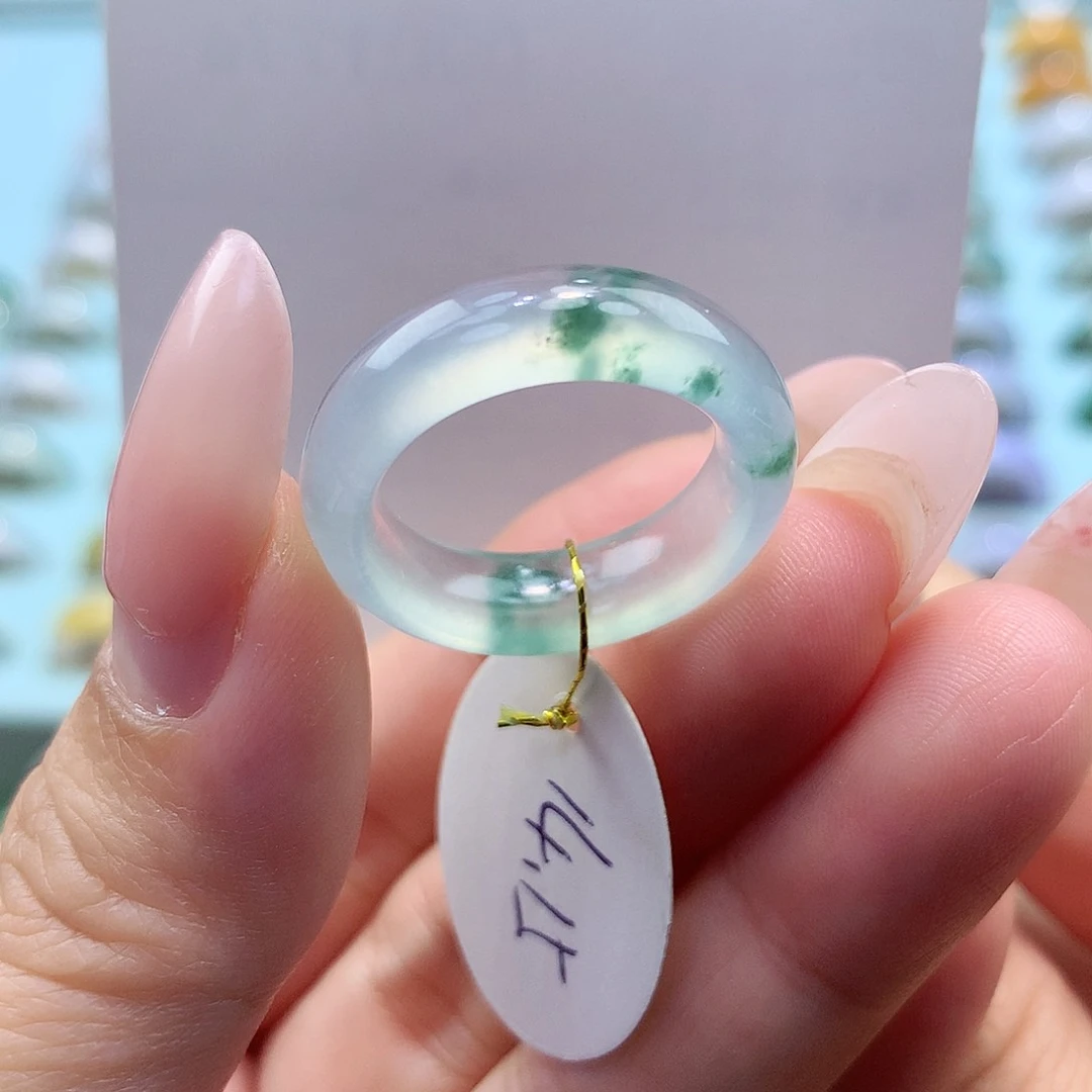 未镶嵌戒指翡翠1415圈