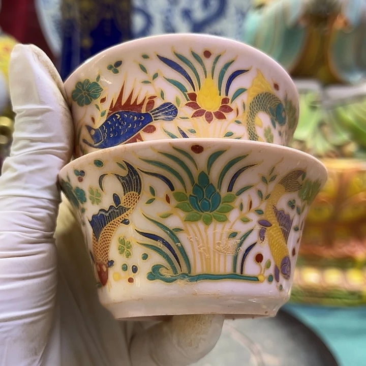 盖碗摆件摆件摆件创意