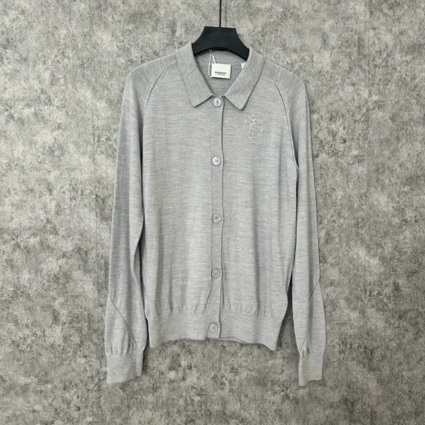 95新 BURBERRY/博柏利 Burberry 灰色polo上衣