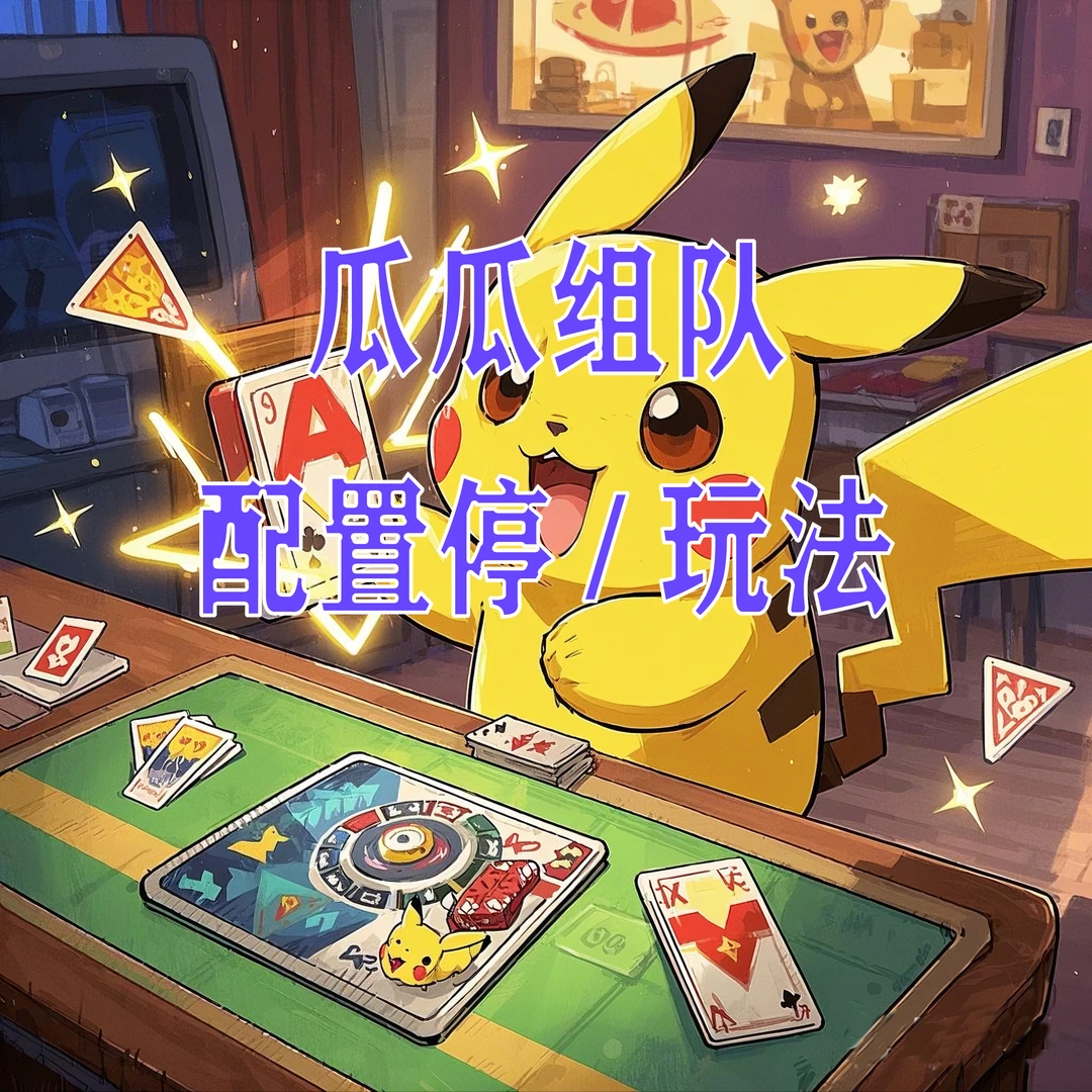 【瓜瓜组队】简中宝可梦配置/停PTCG卡牌代拆