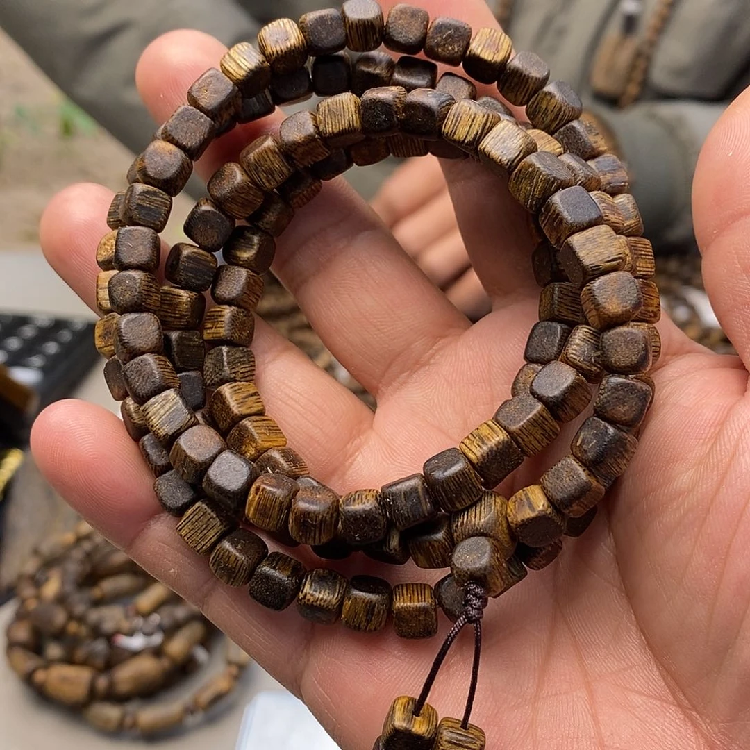 沉香手串方糖多圈23克多样性发一