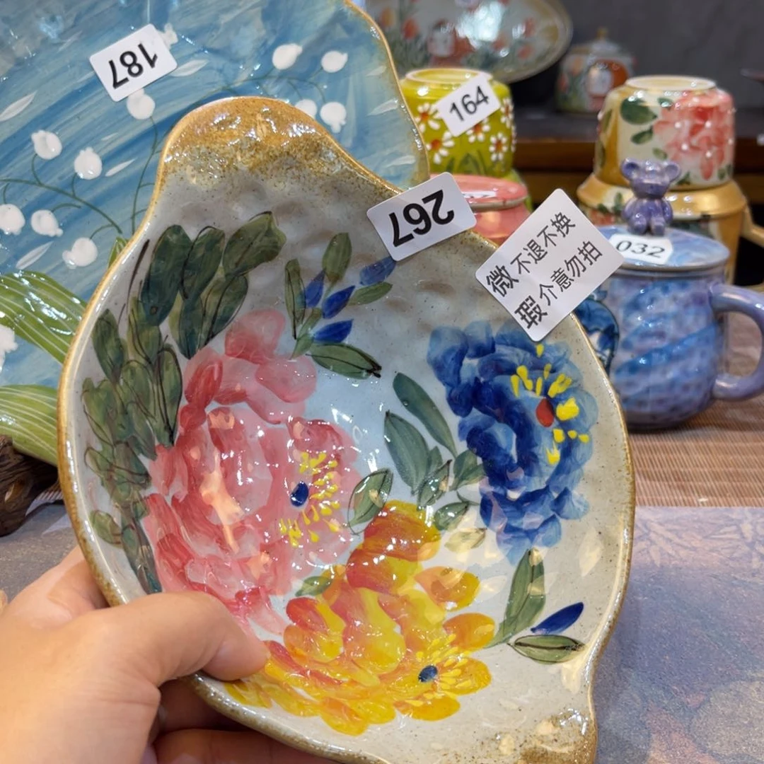 瓷片喵**贝景德镇手工制作