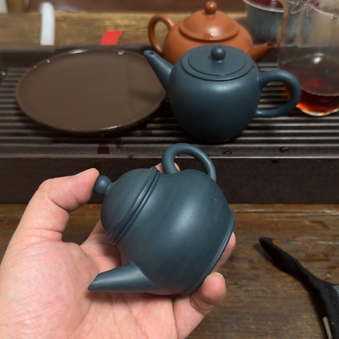 幸***！茶壶紫砂芭乐水平壶