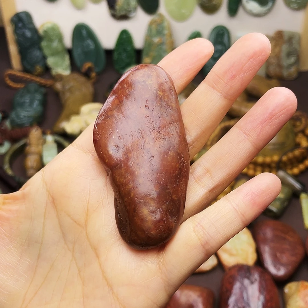 岫岩河磨玉（透闪石质玉）未镶嵌颈饰