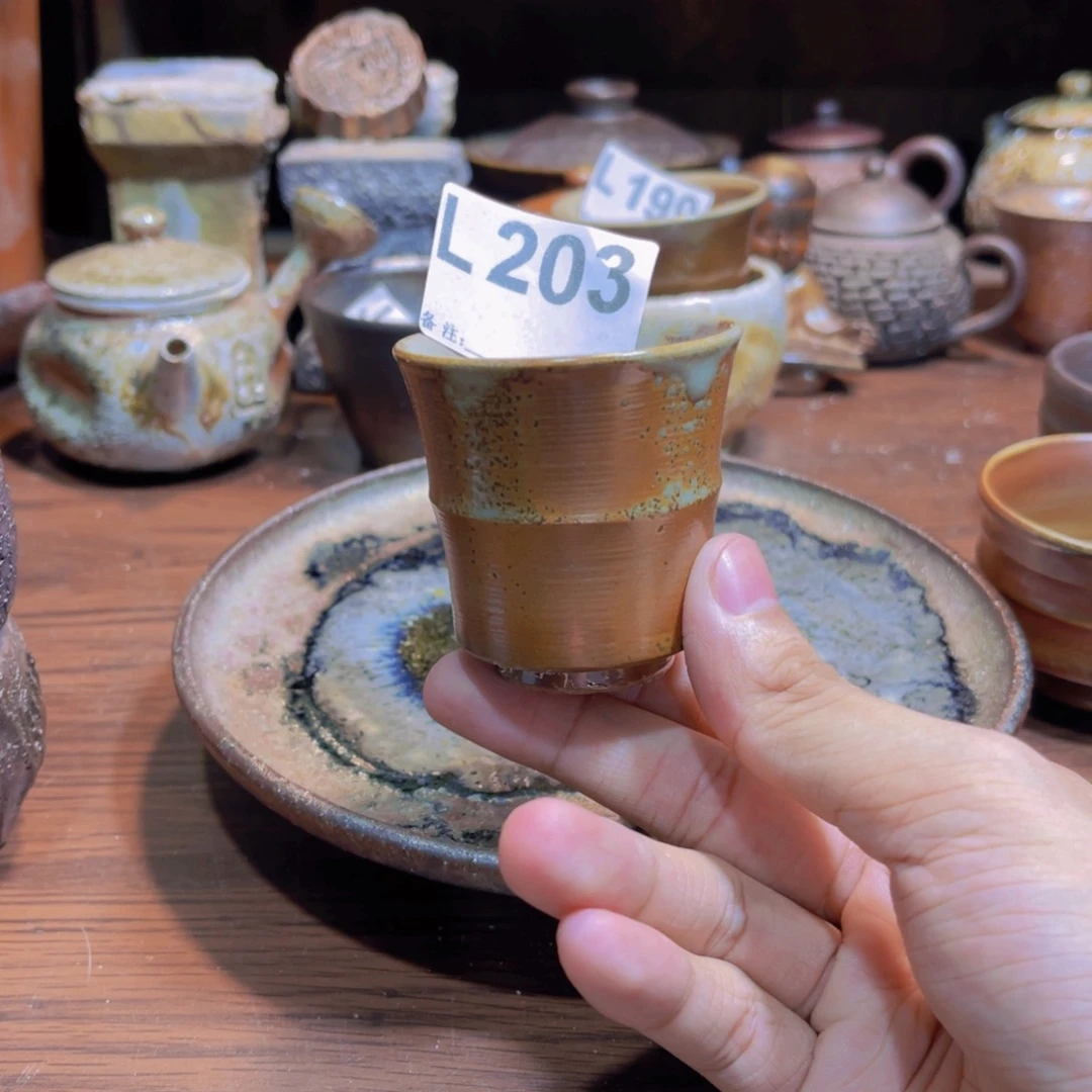 纯手工制作柴烧纯手工制作柴烧杯203