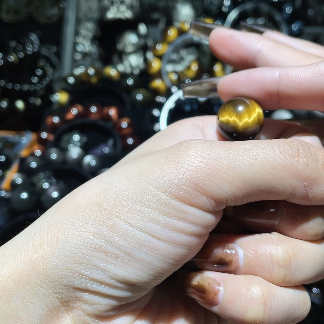 黑曜岩手链未镶嵌D****Z