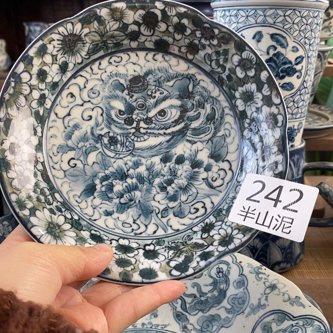 陶手工手绘青花高温陶瓷