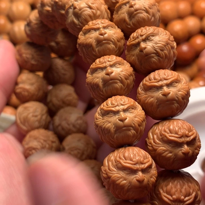 【闪购商品】猴头核桃手串爱***姐悟空