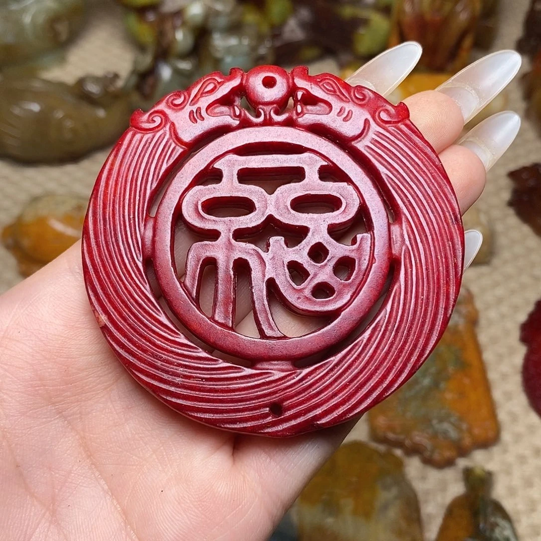 未镶嵌蛇纹石玉颈饰