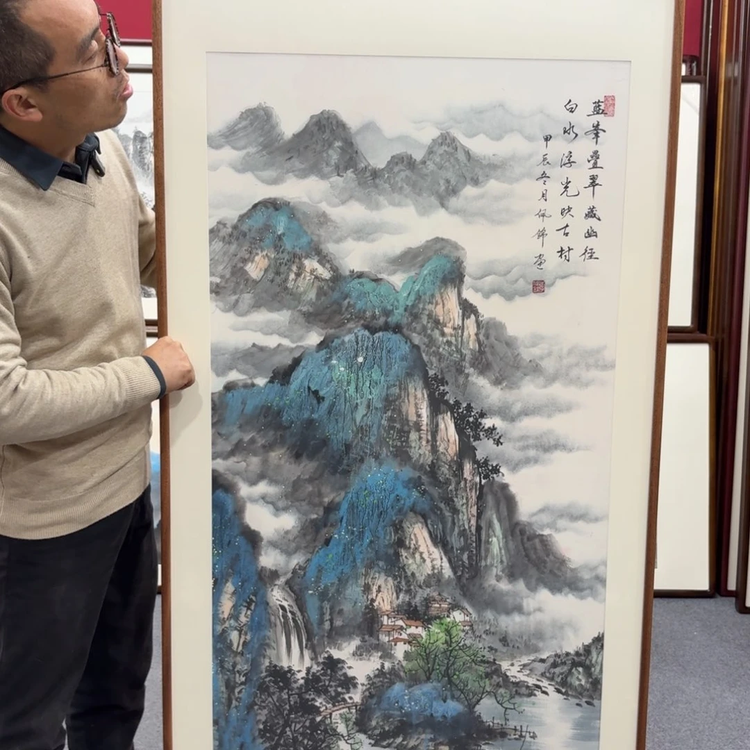 国画用****5带框绘画作品