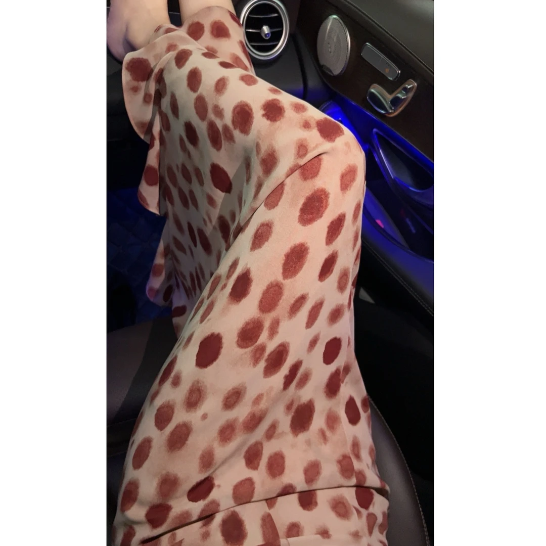 原版【内里全套里布】裸感亲肤 复古气质碎花浪漫鱼尾显瘦半身裙