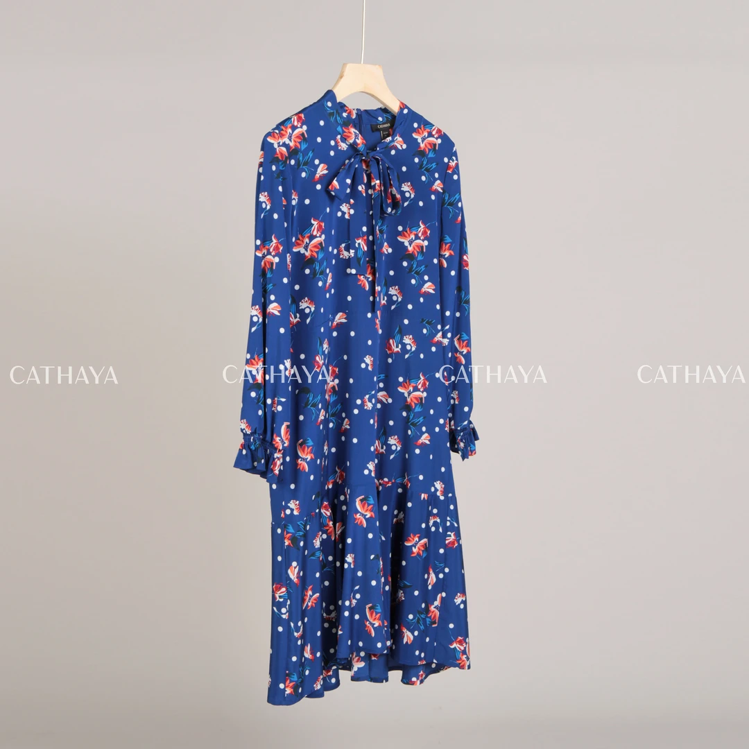CATHAYA/凯喜雅气质印花连衣裙LIP20351