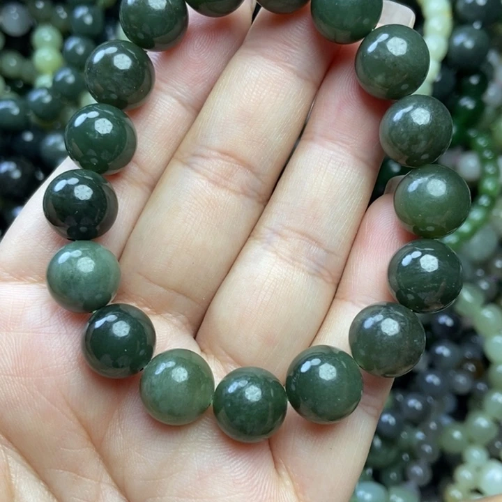 和田玉未镶嵌手链卡12