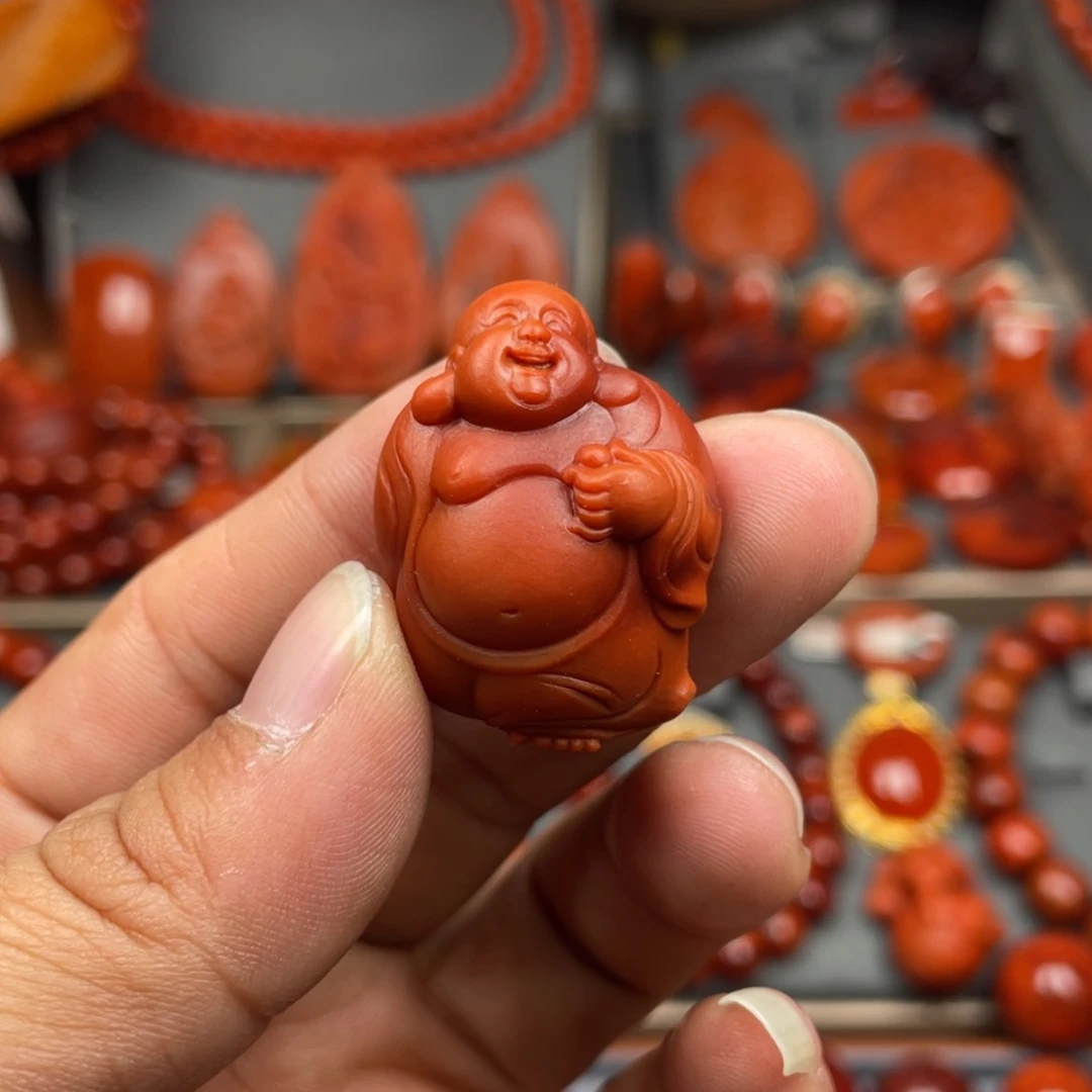 【闪购商品】南红玛瑙珠宝奇石未镶嵌吊坠