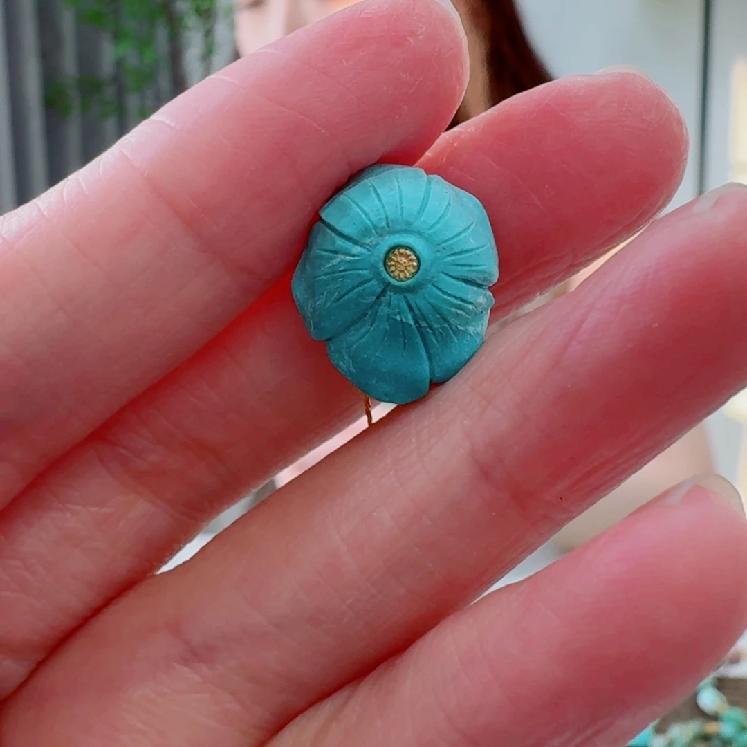 未镶嵌绿松石珠宝奇石