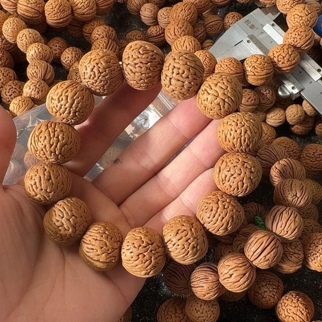 黑***風桃核吊坠白月光手串