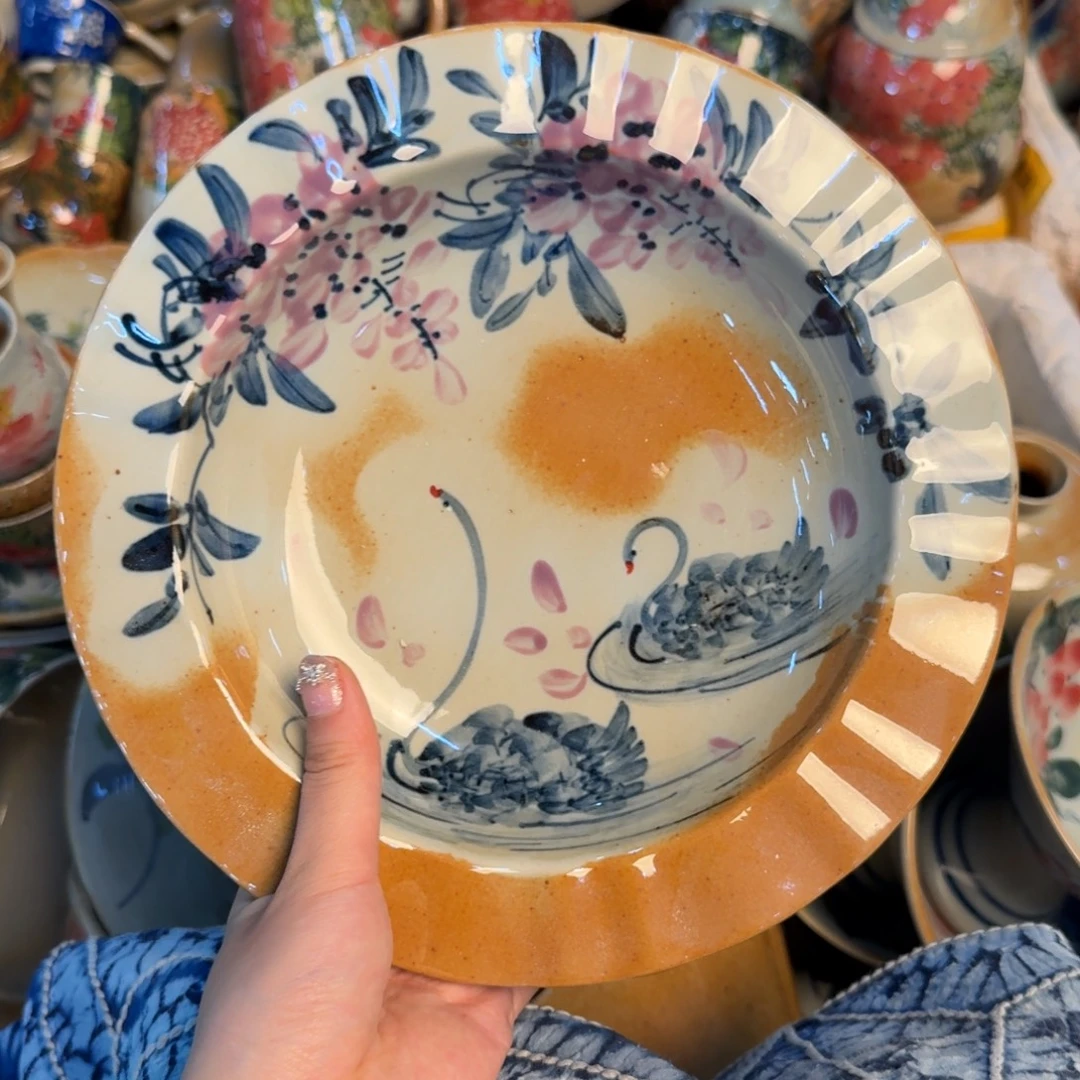 瓷片景德镇陶瓷手工手绘