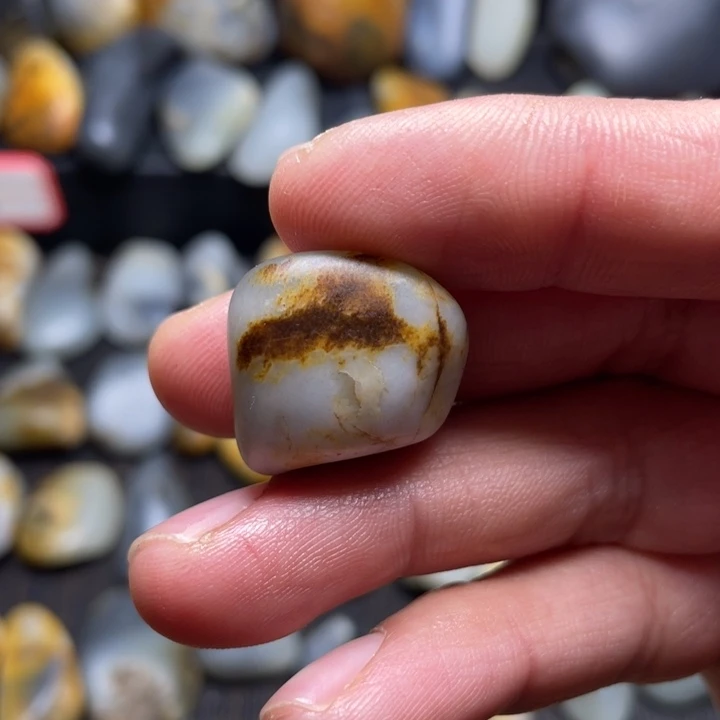 和田玉未镶嵌挂件60