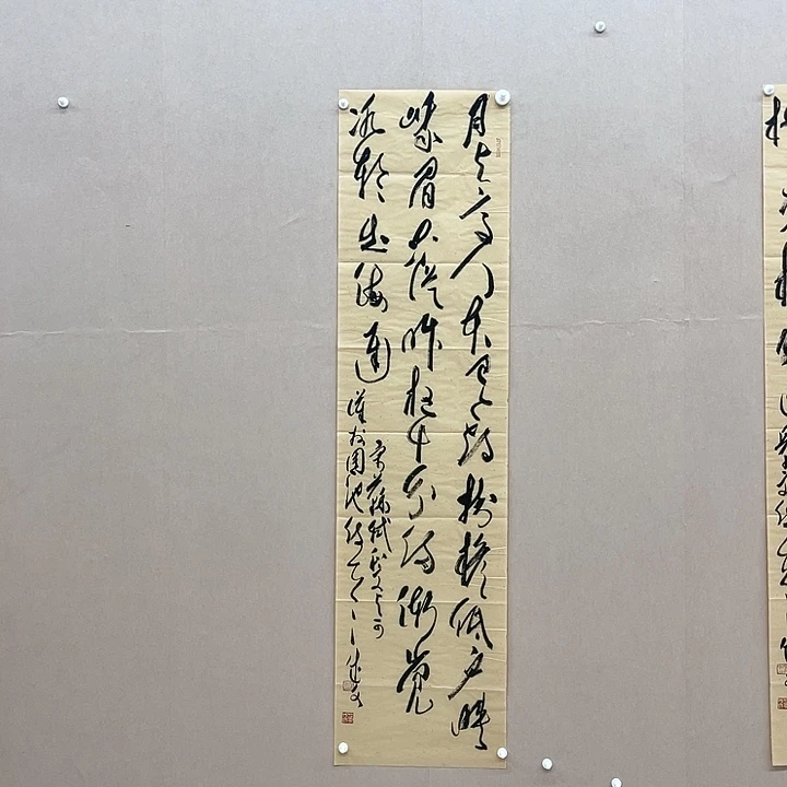 书法苟成文138*34㎝甘肃