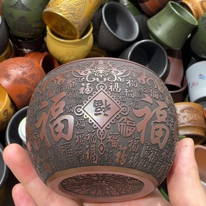 茶杯紫砂全手工紫砂