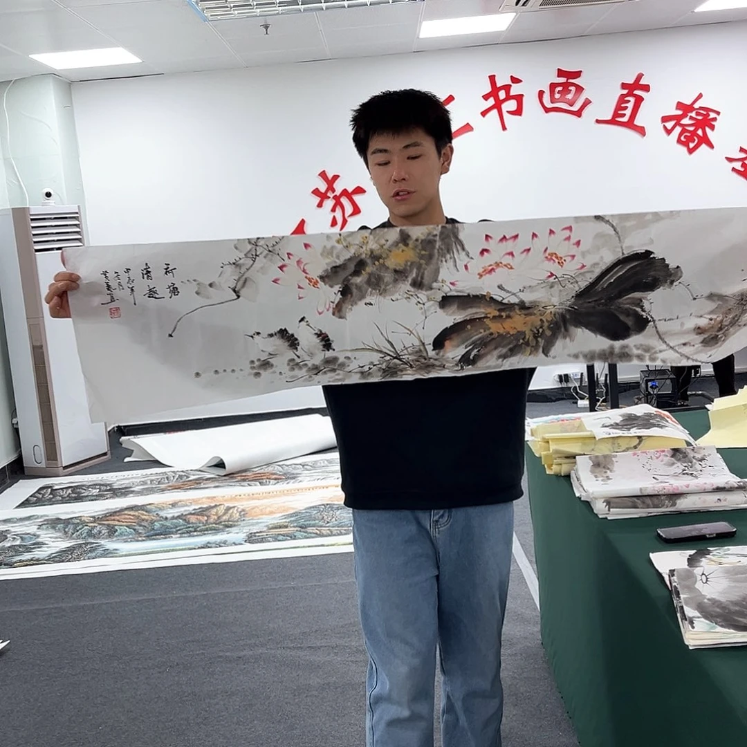 国画宣纸国画纯手绘作品