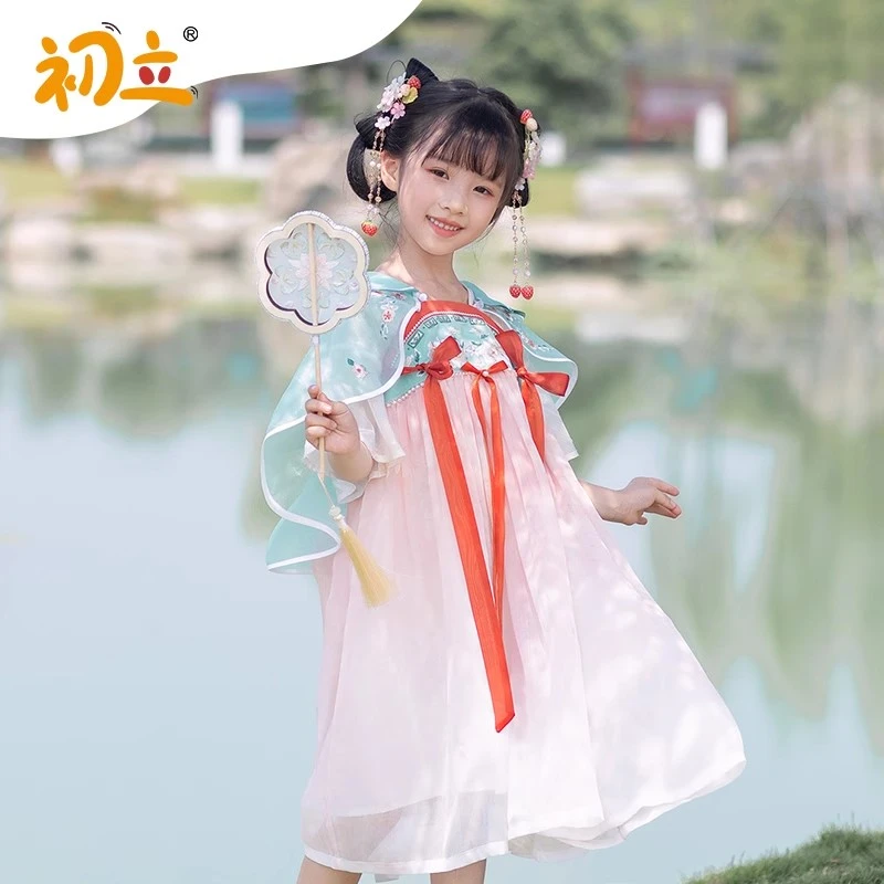 实体款儿童汉服： 朝颜/桃花仙/狸花卷卷/梦欢瑶/小梅染