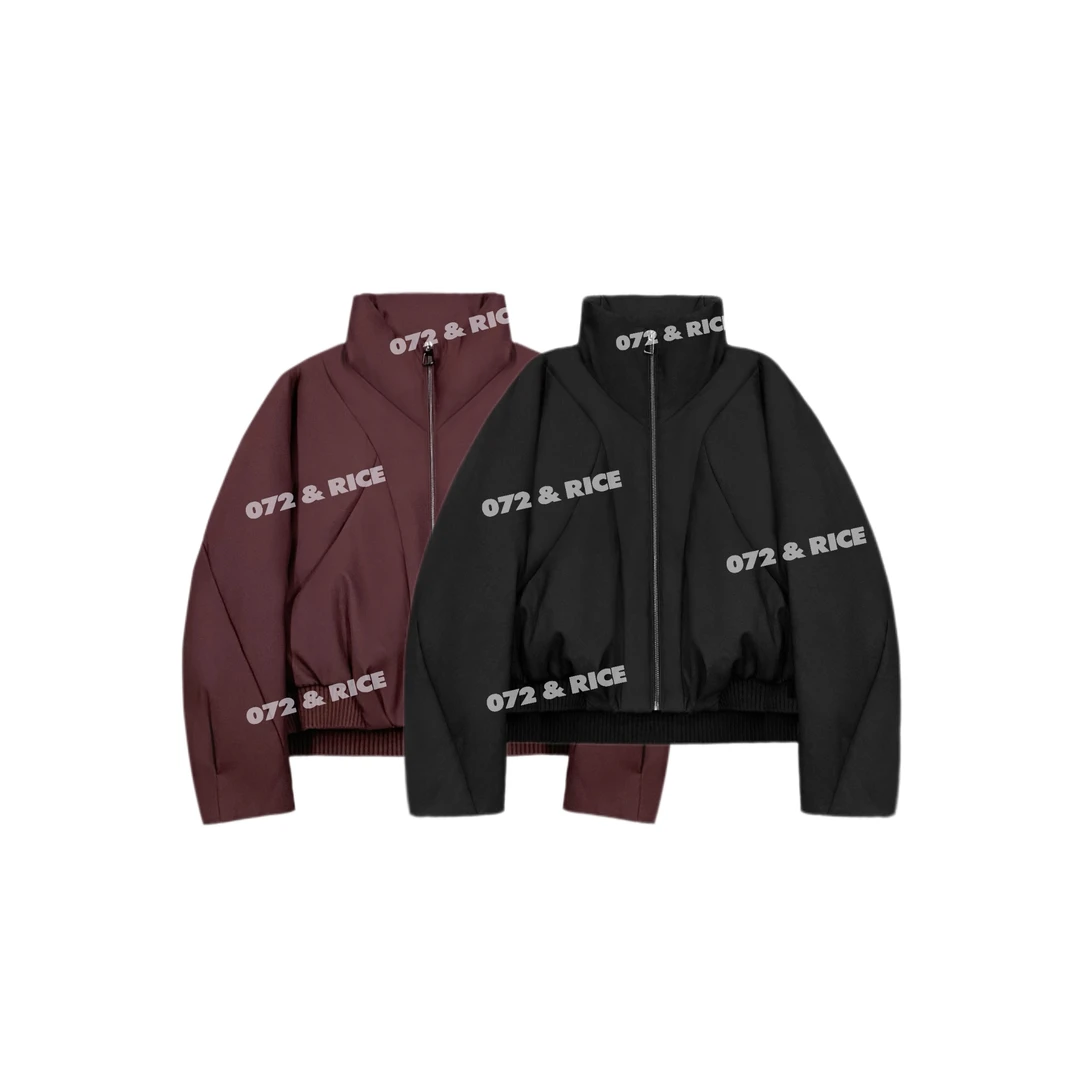 072 & RICE【法拉利】秋冬休闲立领拉链白鹅绒外套 N-32XS01