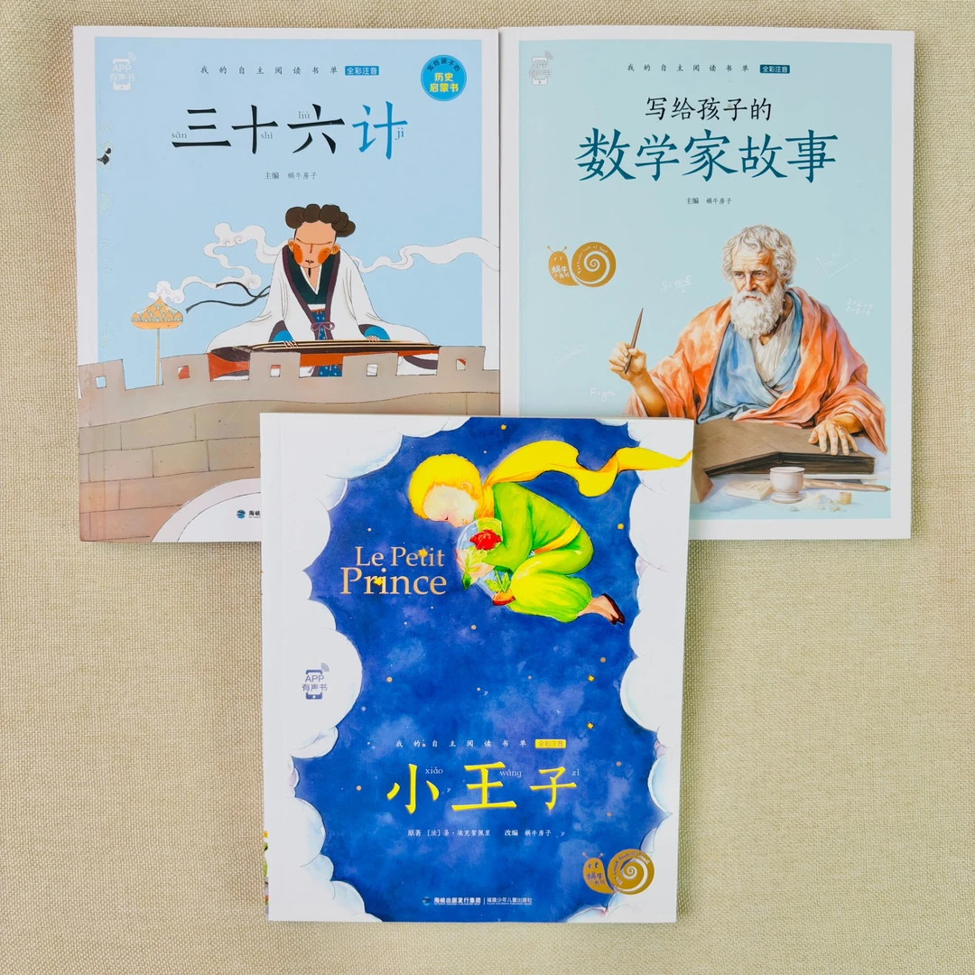 【男孩子套装】瑕疵-三十计 数学家 小王子-3本 W