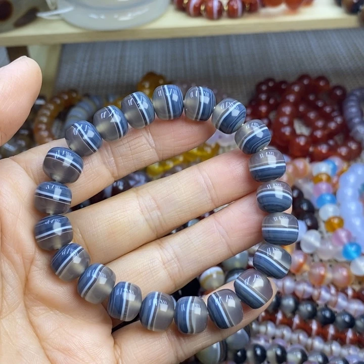 午***`玛瑙/玉髓未镶嵌手链