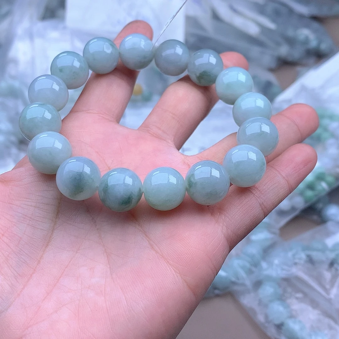 未镶嵌手串定制翡翠