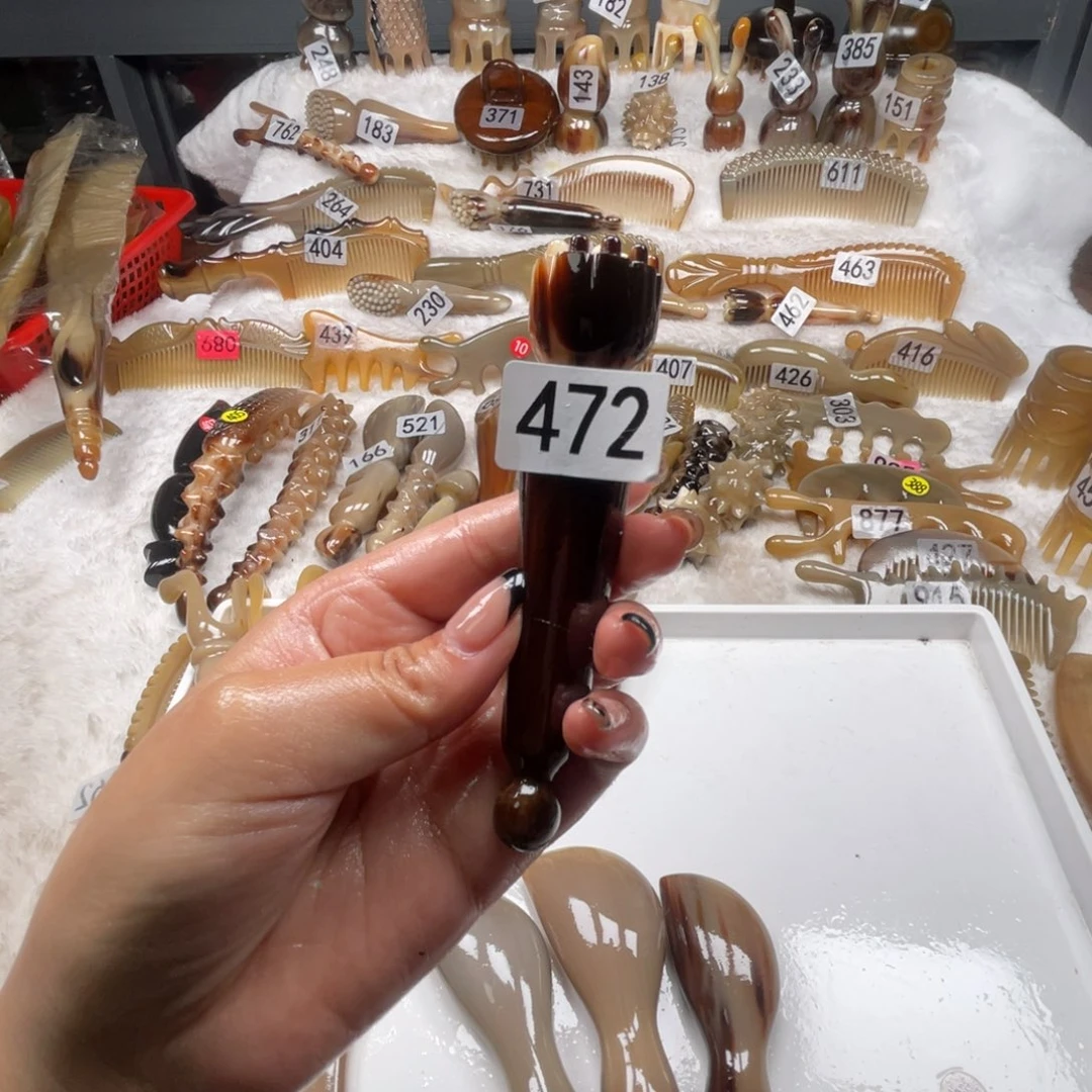 酱***条牛角梳牛角福利款