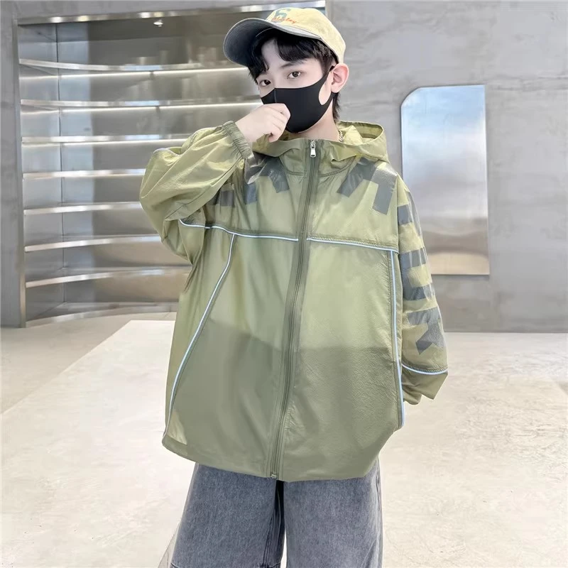 童装男童夏装防晒衣外套2025新款儿童夏季防晒服薄款中大童夏款潮