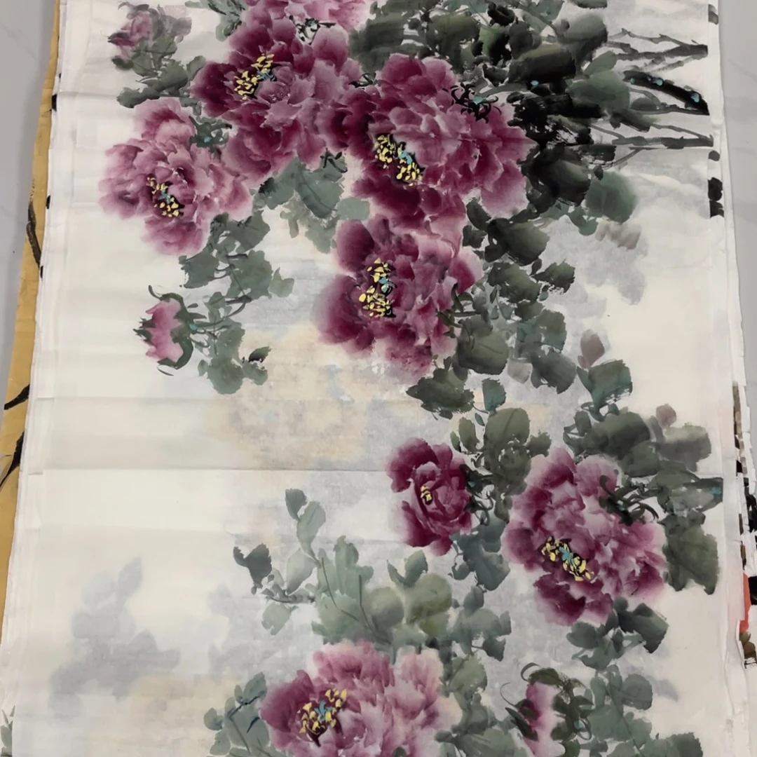 国画张叶秀老师绘画