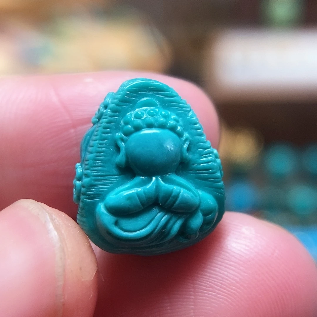 绿松石珠宝奇石未镶嵌