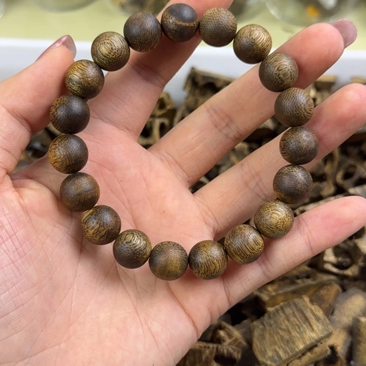 木质类乌身圆叶圆珠1.1 11克