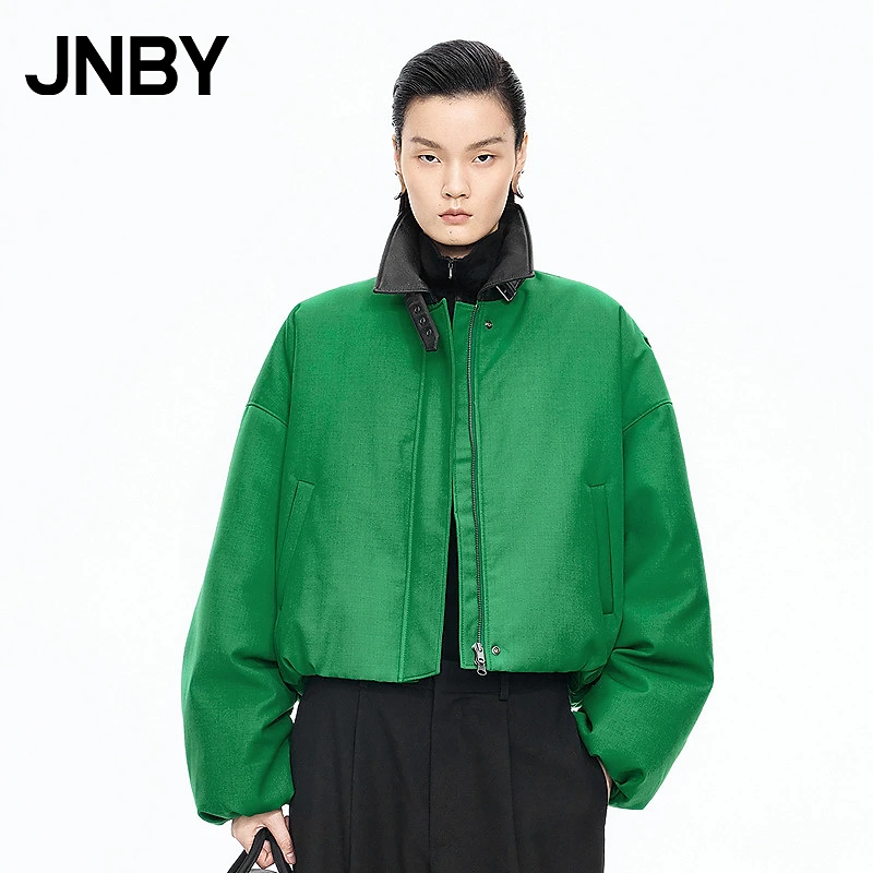 【商场同款】JNBY/江南布衣25冬新品羽绒服翻领宽松长袖5PAC1450H