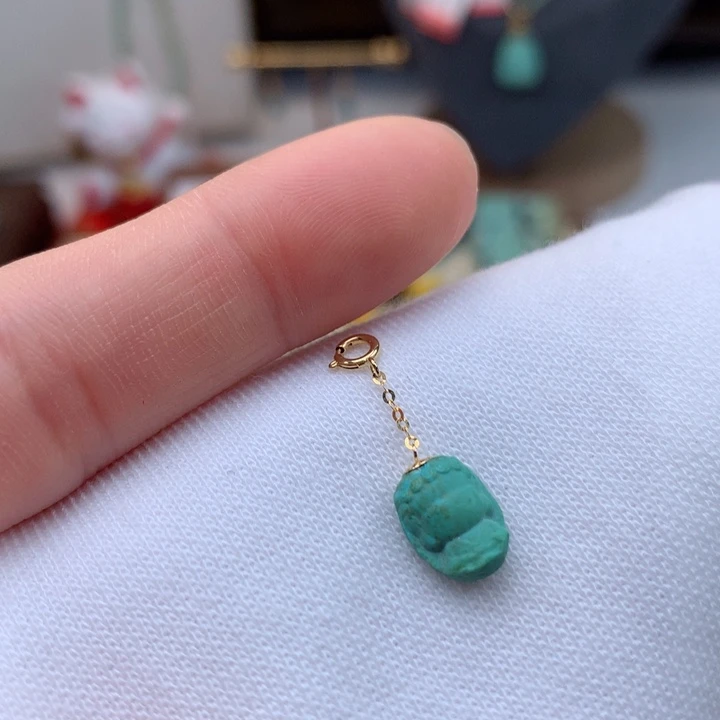 绿松石绿松石配饰18K金镶嵌