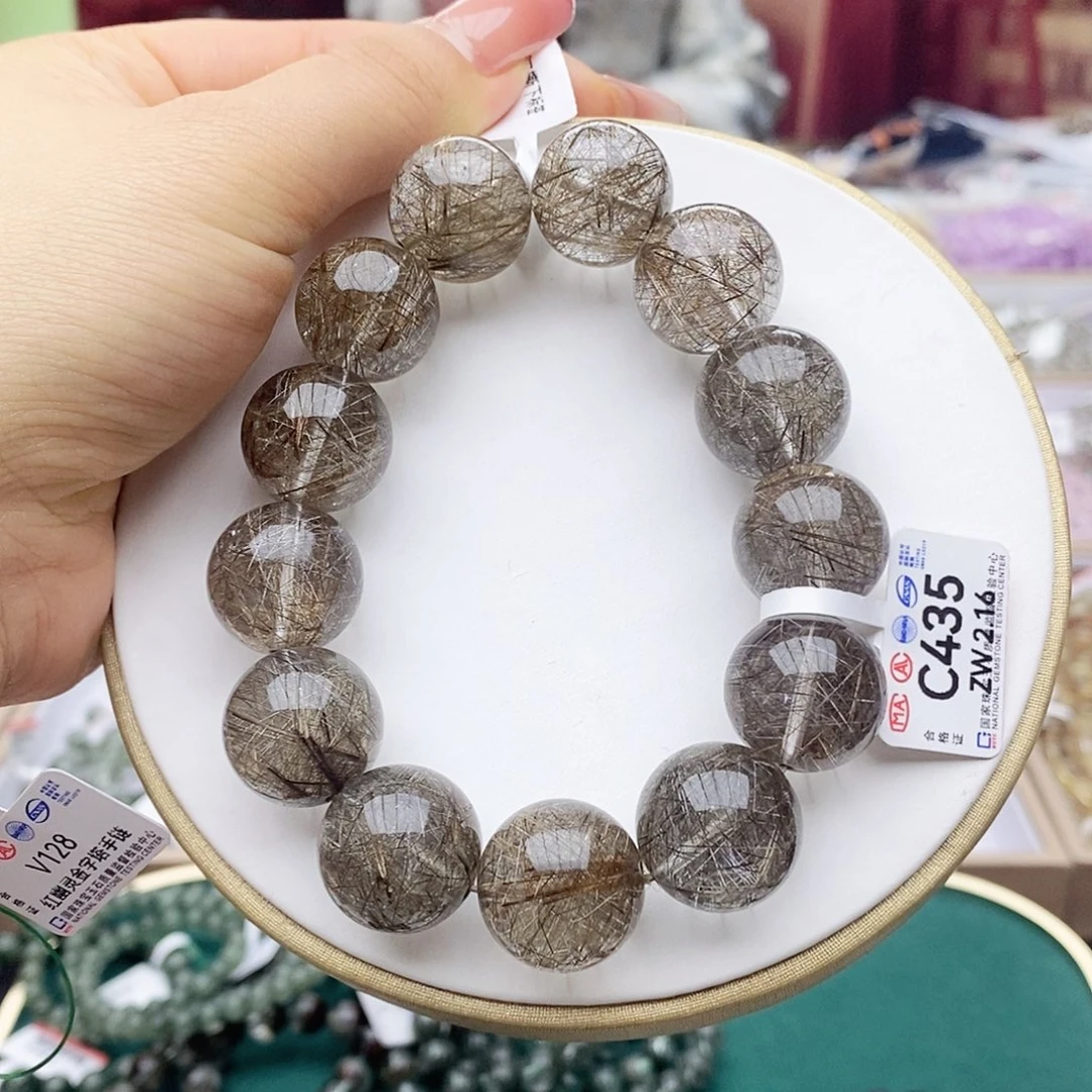 水晶手链未镶嵌C435银发18m