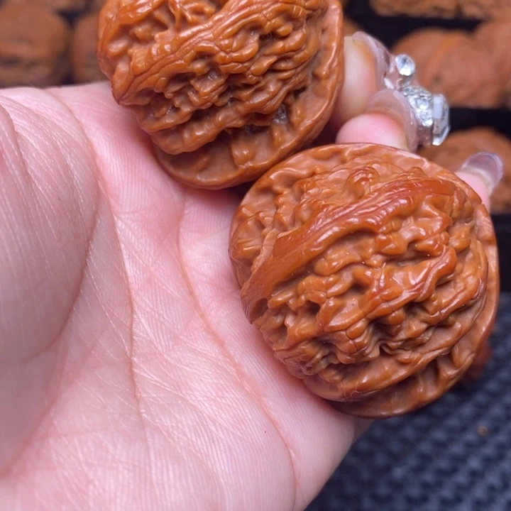 吊坠文玩核桃秦岭野生37