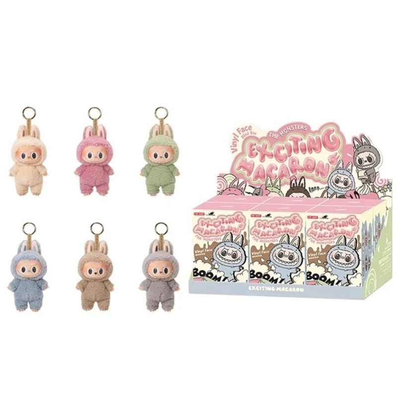 Pop Mart L ABUBU一代马卡龙搪胶毛绒公仔