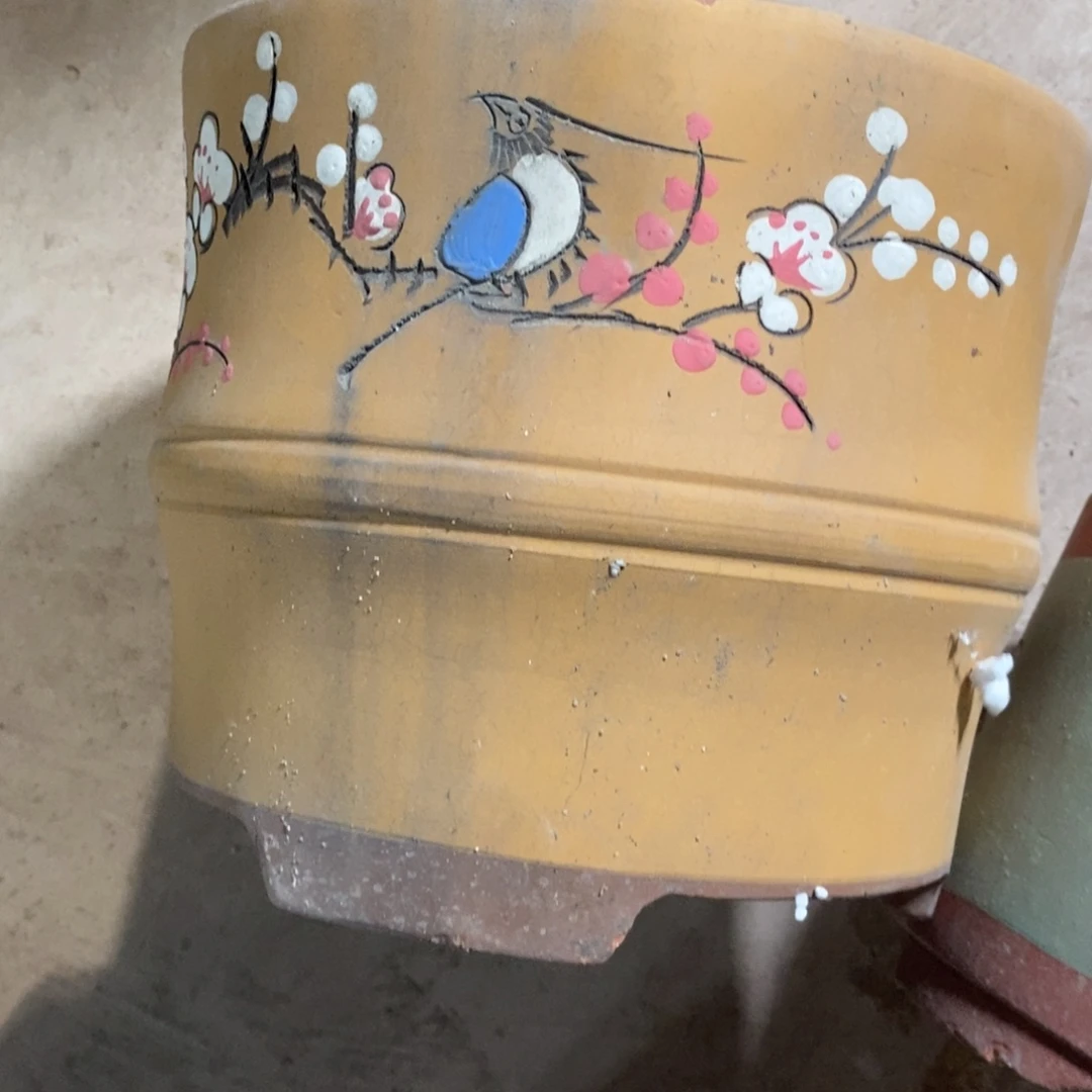 紫砂花盆瑕疵口径口径了