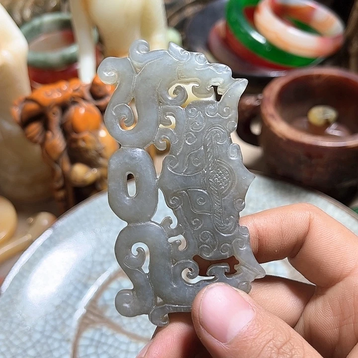 紫金钵盂菩提把件