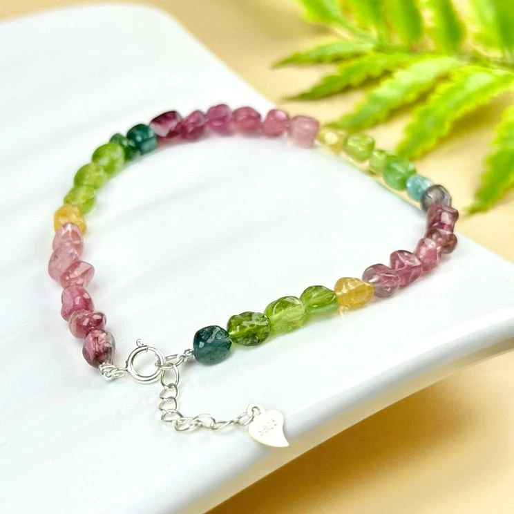色标碧玺手链（多样性发一）