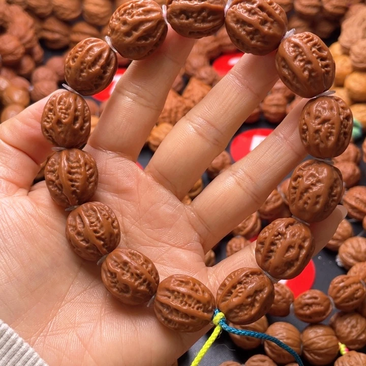 文玩核桃吊坠粗筋小枣