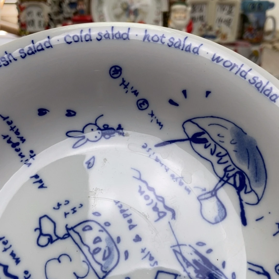 摆件一*脸陶瓷哈哈哈哈哈