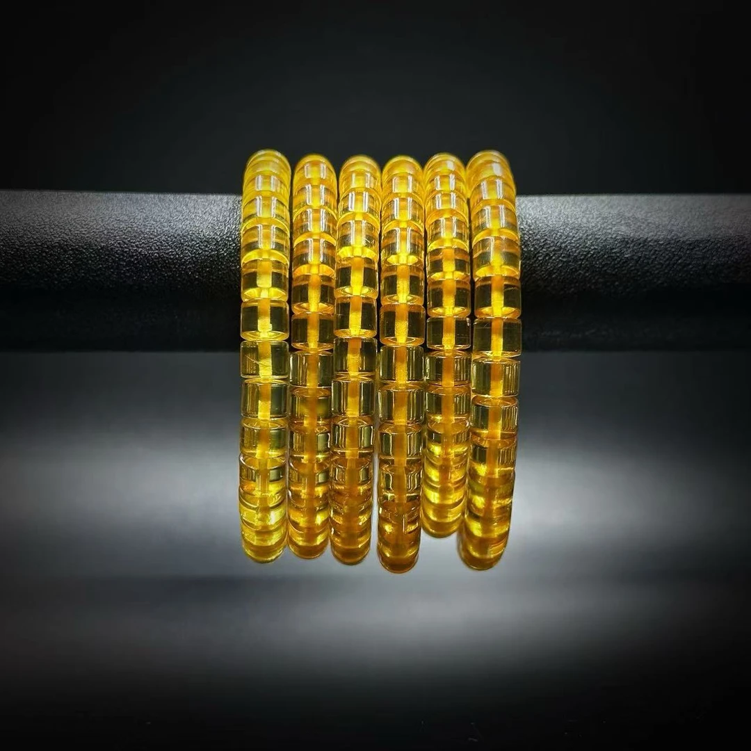 【缪老师严选】SJ1190 琥珀车轮手链 多样性发其一