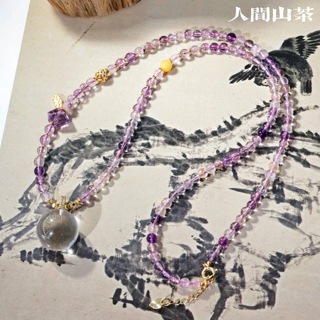 人间山茶 A5-2678 水晶项链