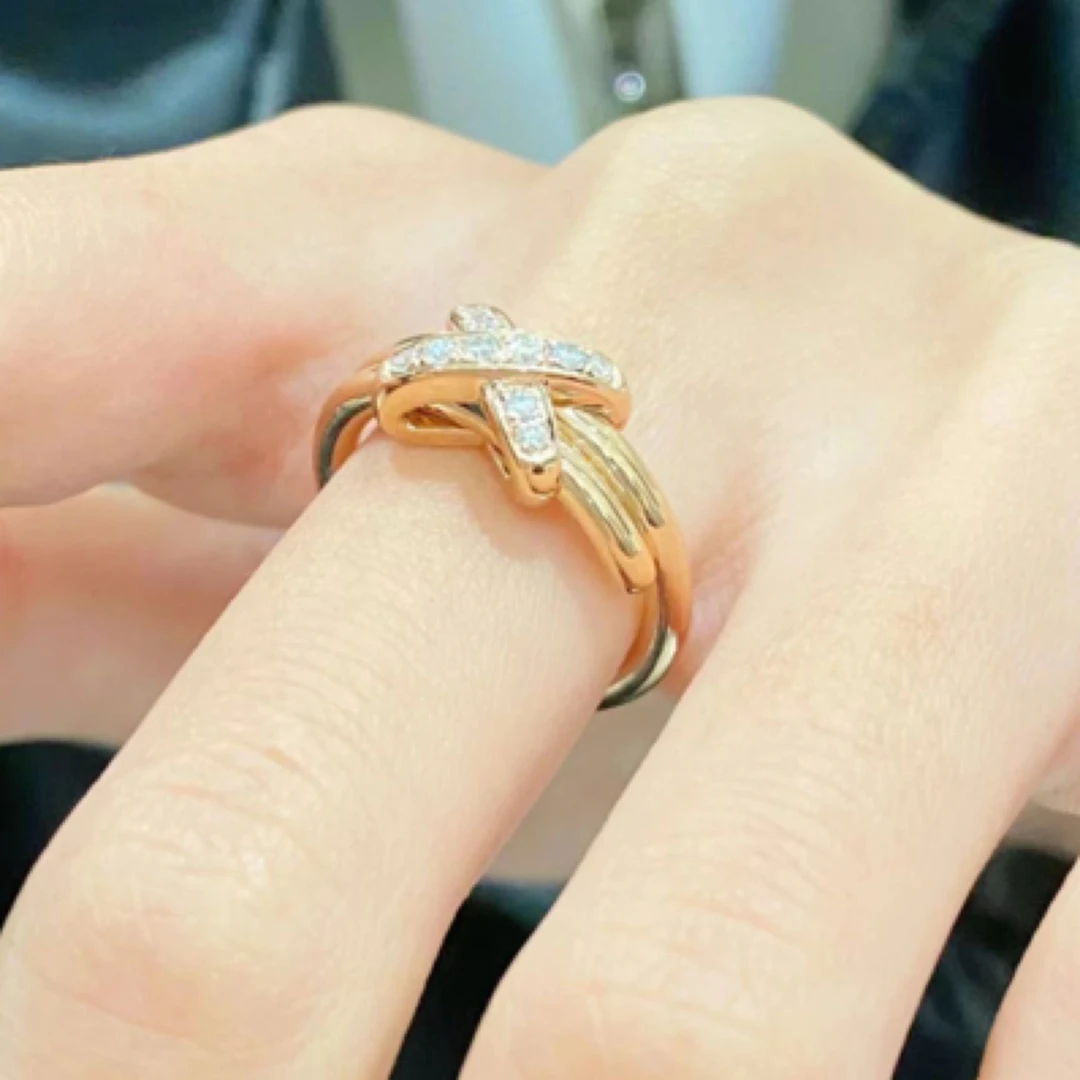 99新 Chaumet/尚美 99新 Chaumet/24年全套玫瑰金49码/戒指/7695